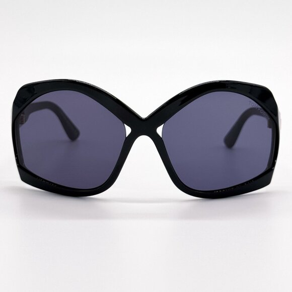 NEW TOM FORD SUNGLASSES CHEYENNE TF903 01A BLACK WOMEN EYEWEAR FT0903/S 01A main image 4